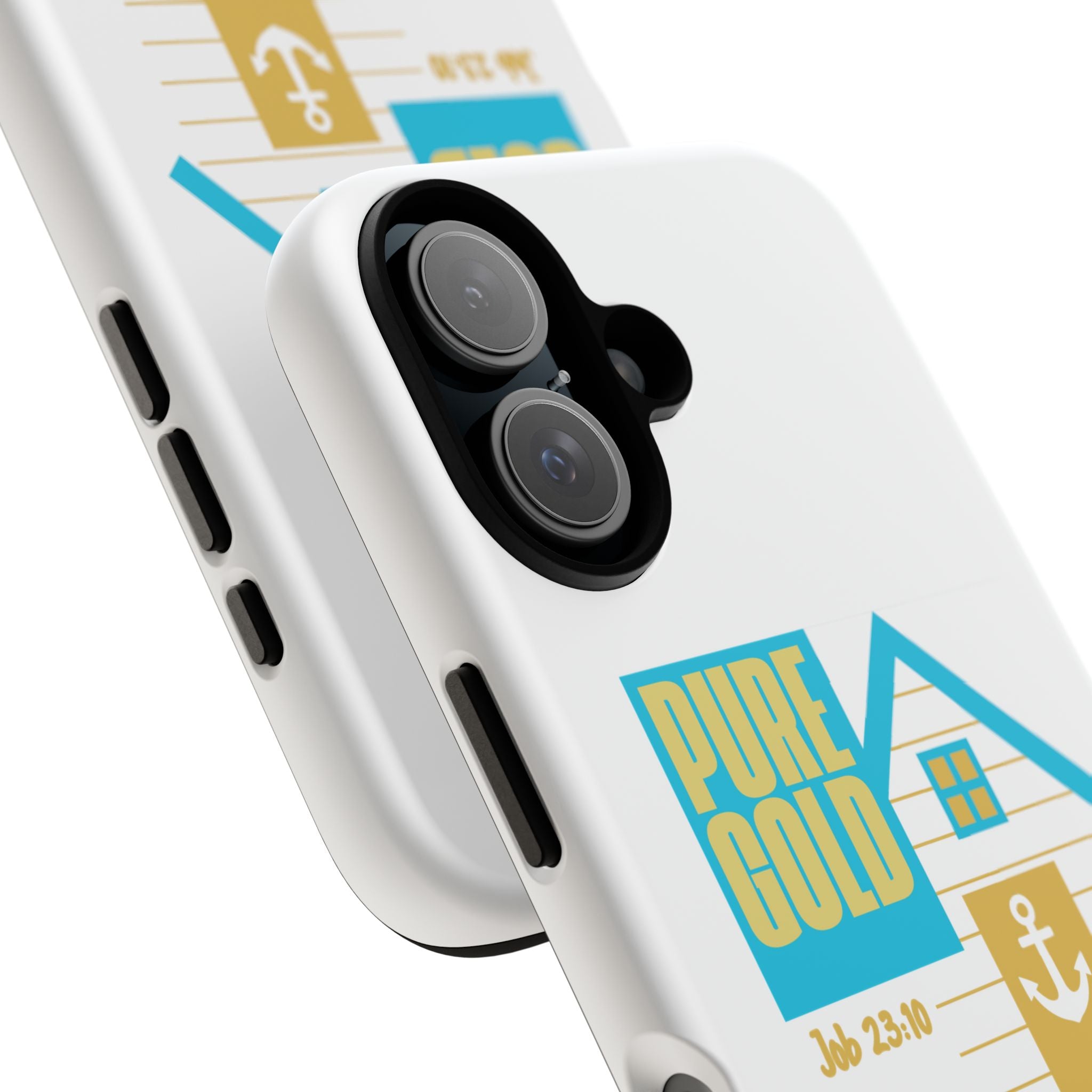 "Pure Gold" (Job 23:10) Tough Phone Case
