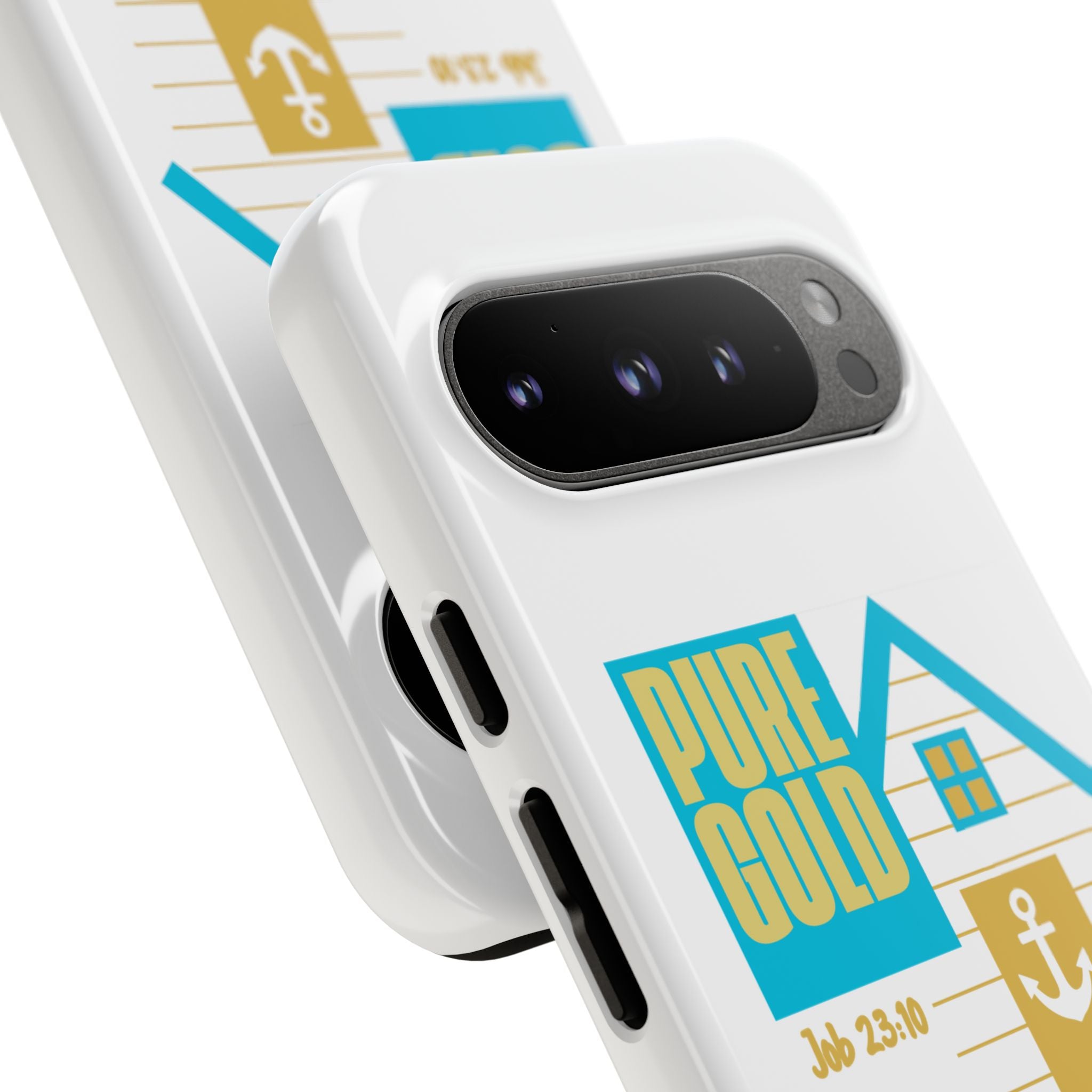 "Pure Gold" (Job 23:10) Tough Phone Case