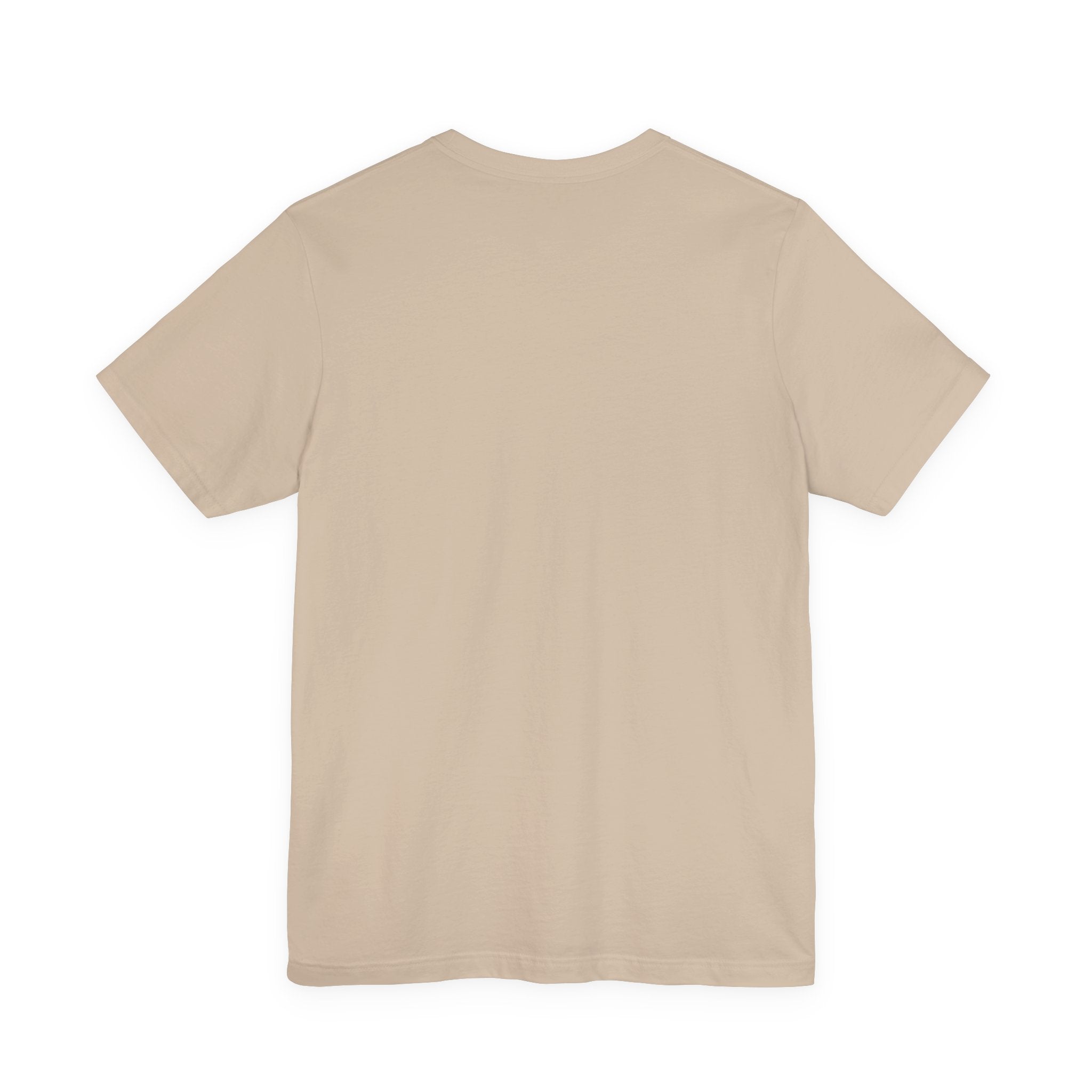 light brown t-shirt on a white background
