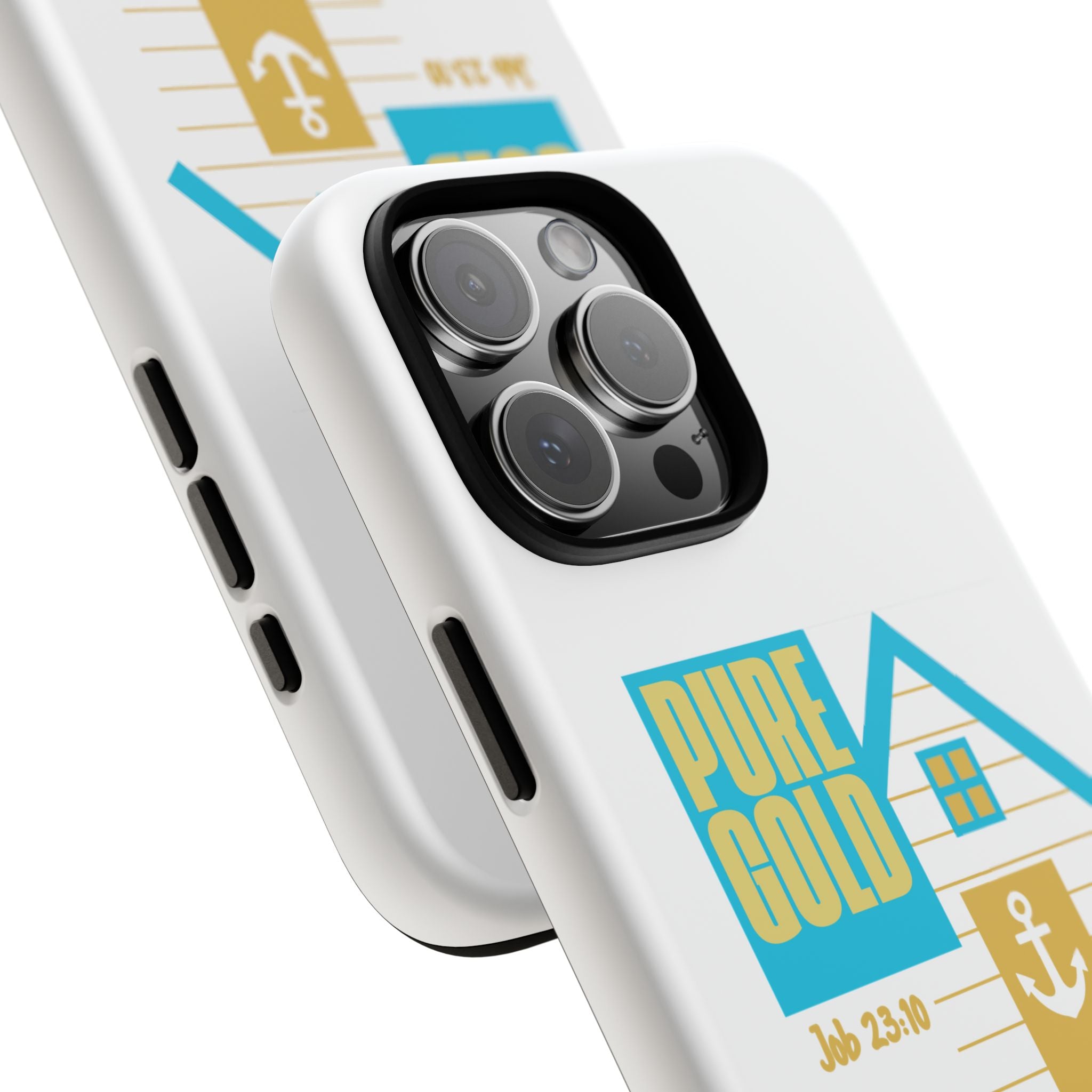 "Pure Gold" (Job 23:10) Tough Phone Case