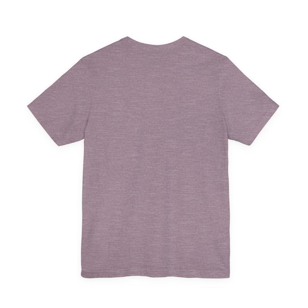 Purple t-shirt on a white background