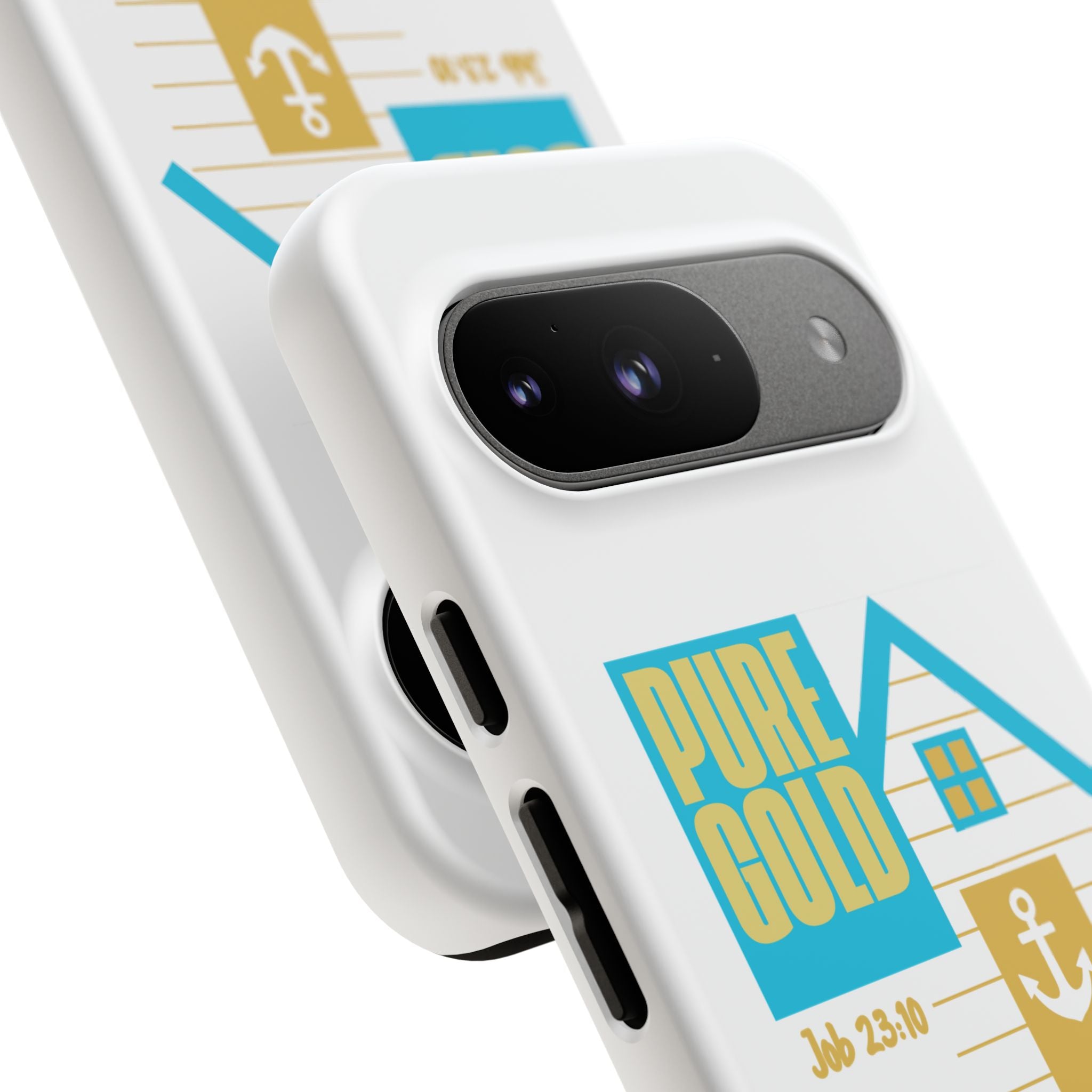 "Pure Gold" (Job 23:10) Tough Phone Case