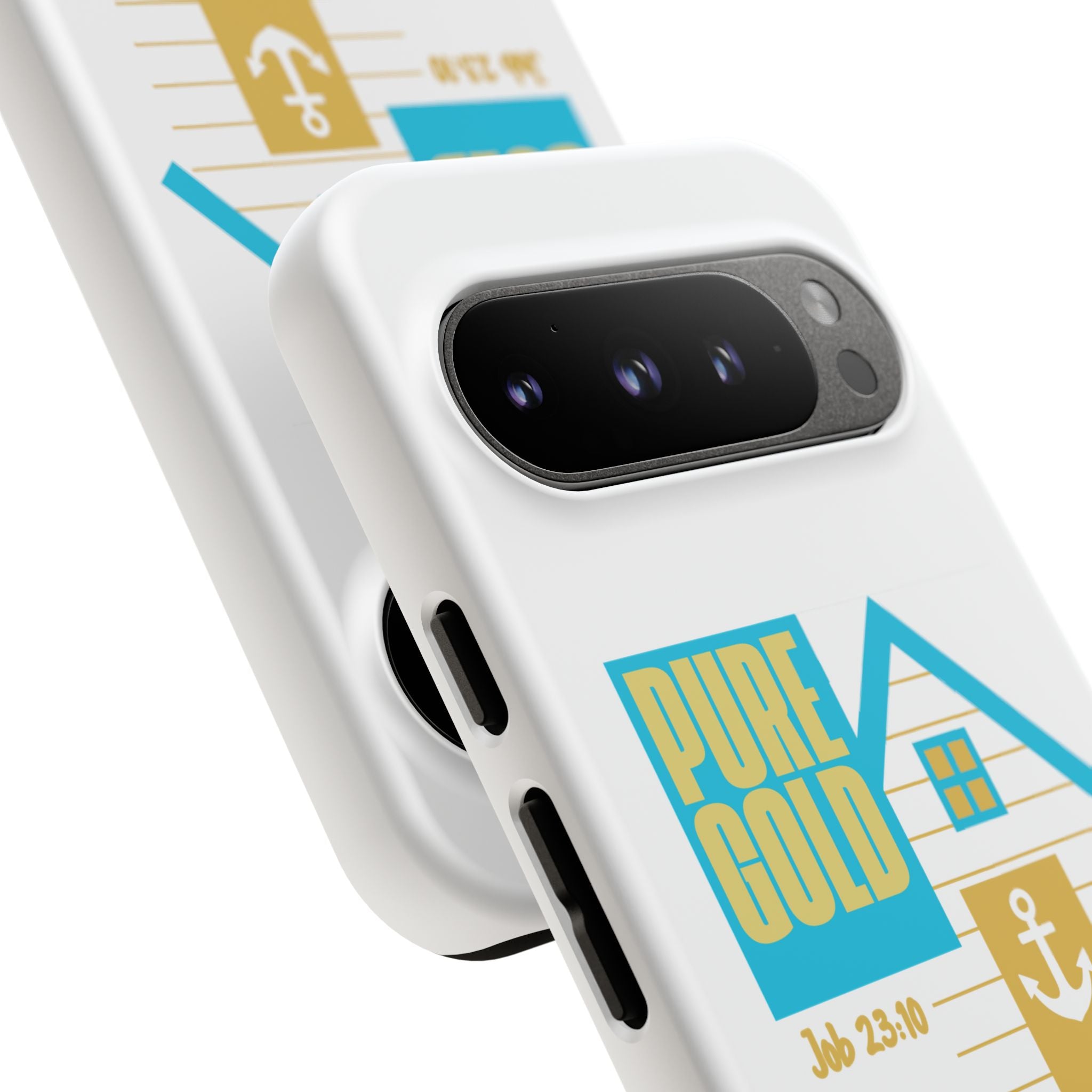 "Pure Gold" (Job 23:10) Tough Phone Case