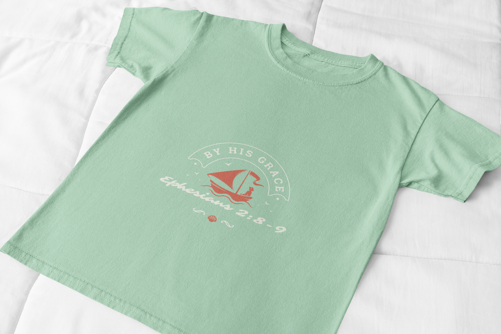 Ephesians 2:8-9 By His Grace – Unisex Christian Faith Tee