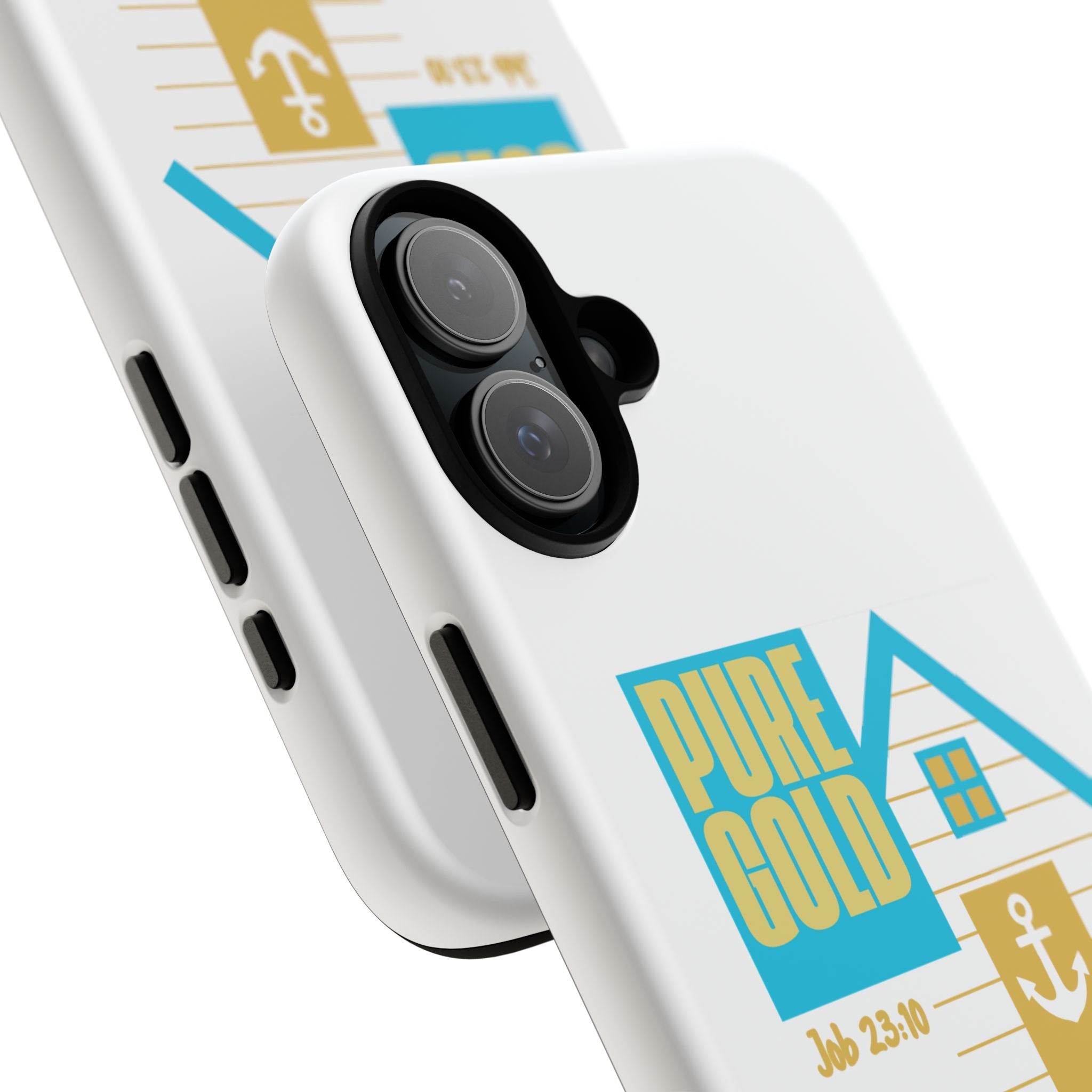 "Pure Gold" (Job 23:10) Tough Phone Case