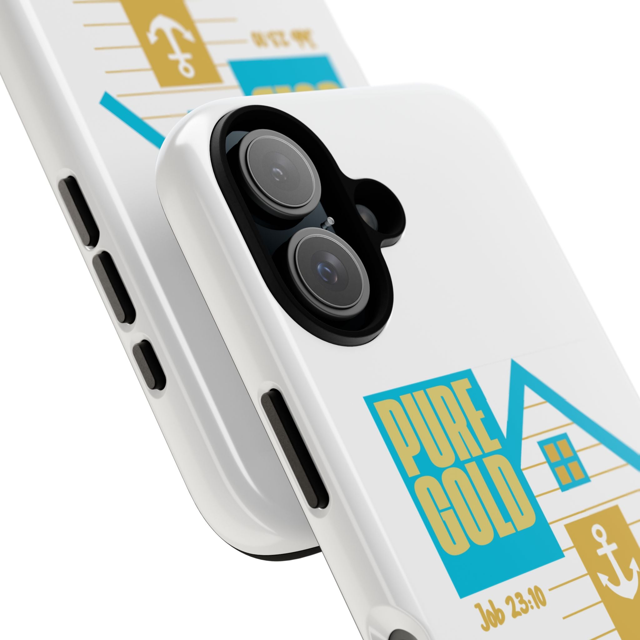 "Pure Gold" (Job 23:10) Tough Phone Case