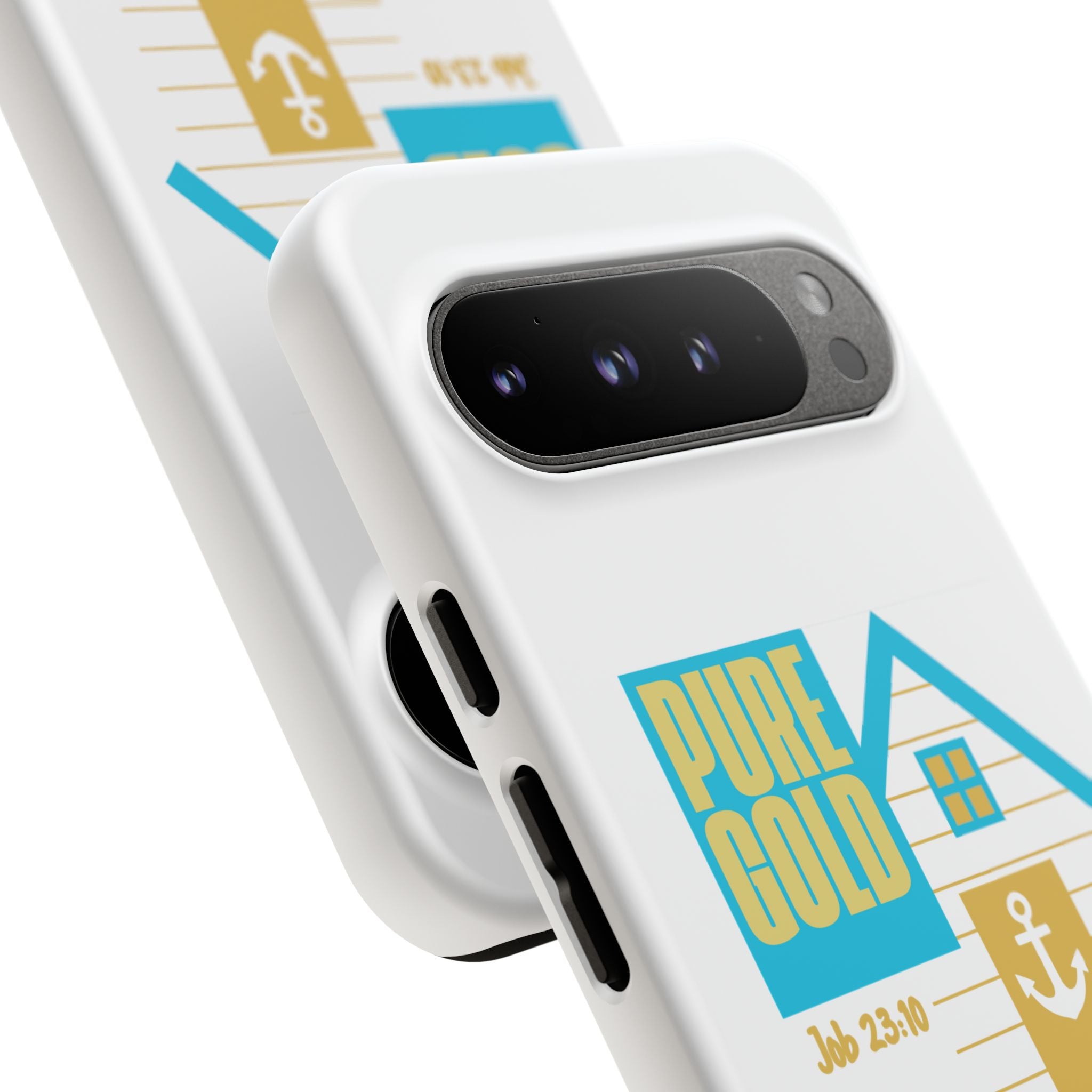 "Pure Gold" (Job 23:10) Tough Phone Case