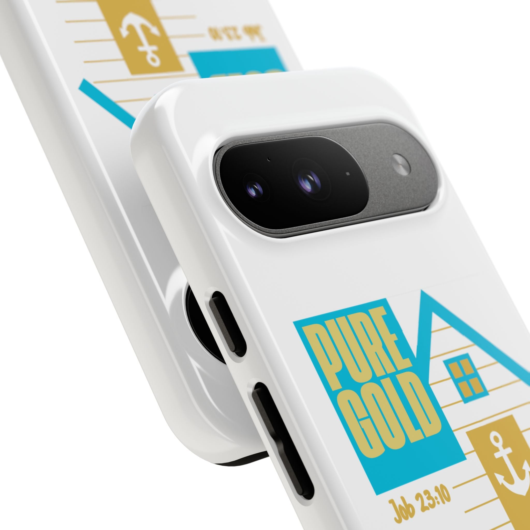 "Pure Gold" (Job 23:10) Tough Phone Case