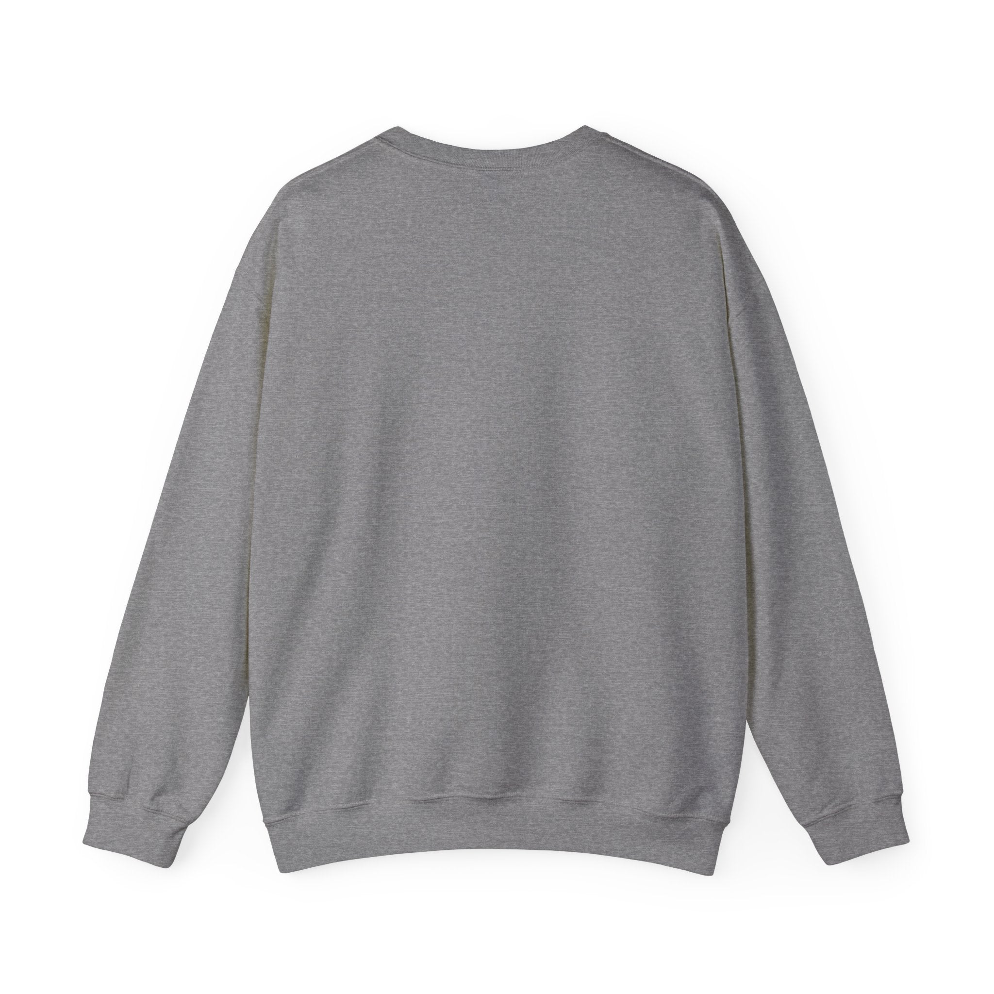 Gray sweatshirt on a white background