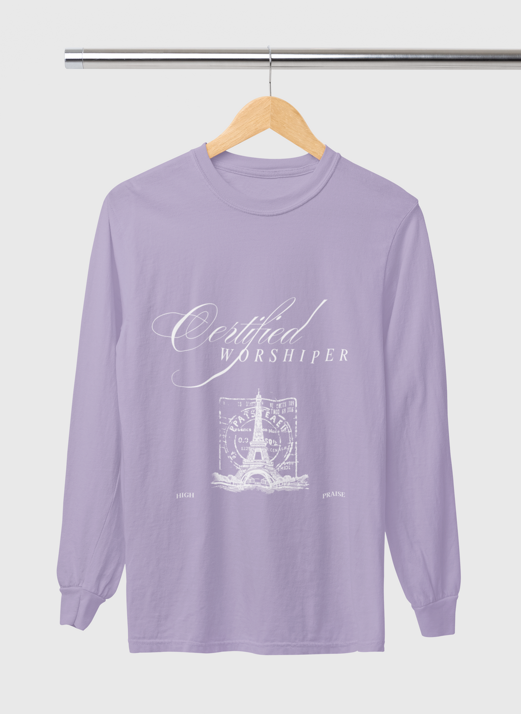 "Certified Worshiper"  Long-Sleeve Tee