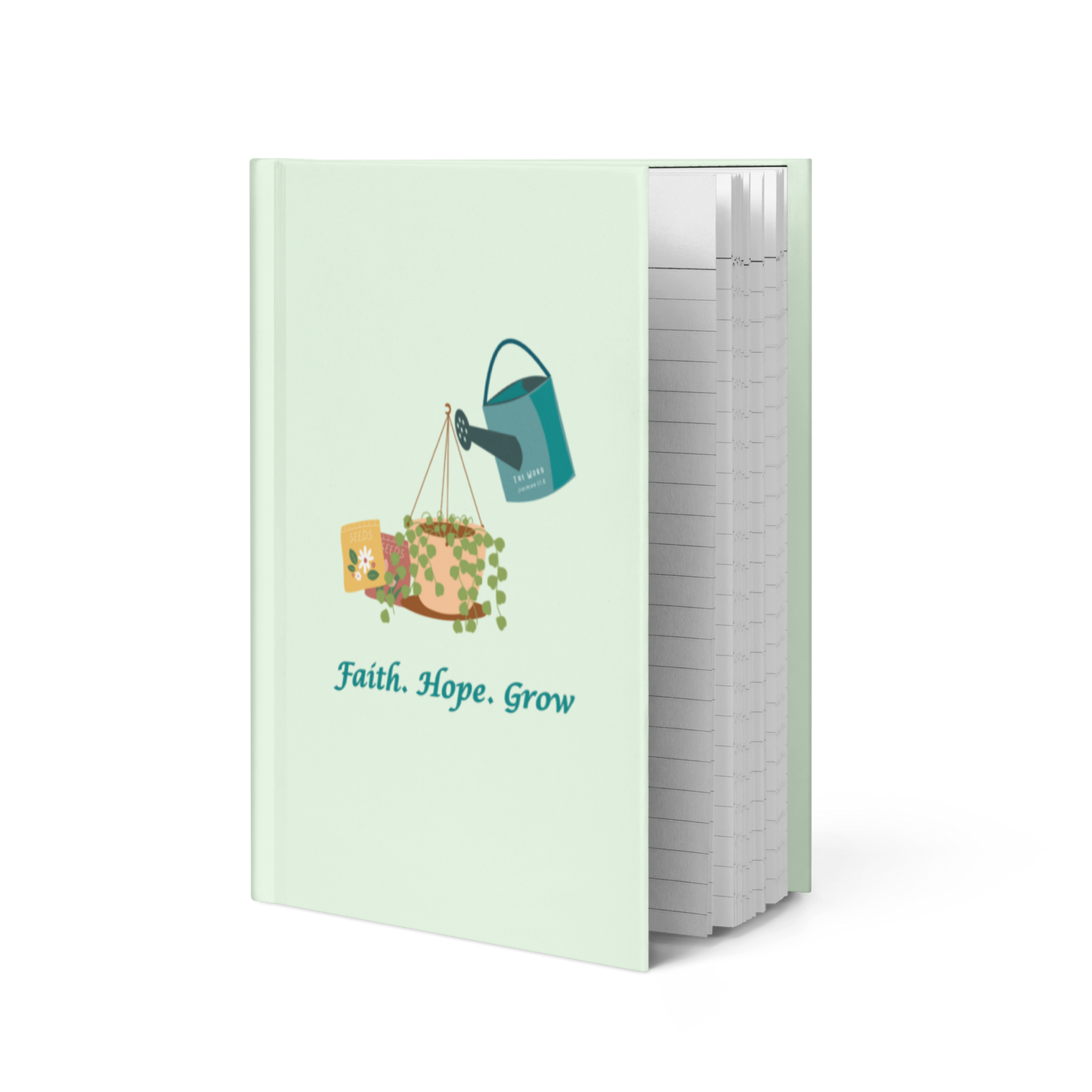 Faith.Hope.Grow Hardcover Journal (Matte)